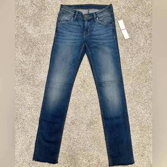 HUDSON JEANS Bacara Straight Flood Cuff Blue Denim Women Size 26 NWT - Picture 4 of 11